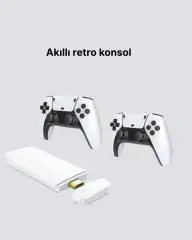 3D ve 4K Görüntü Kaliteli Çok Oyunculu Retro Oyun Konsolu