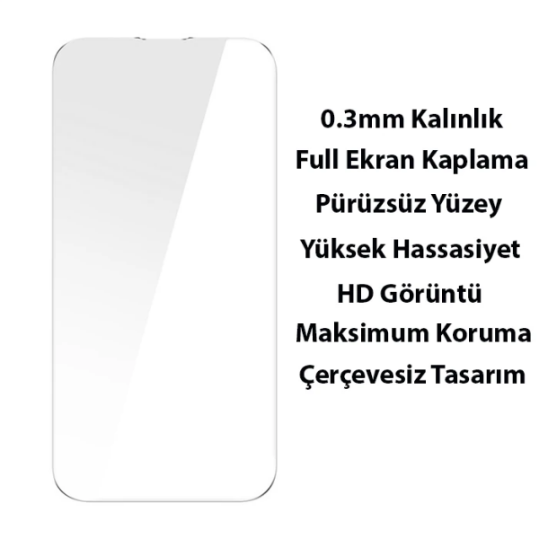 Baseus Liquid Silica Gel iPhone 14 6.1 Magsafe Silikon Kılıf + Tempered Ekran Koruyucu Set-(5775)