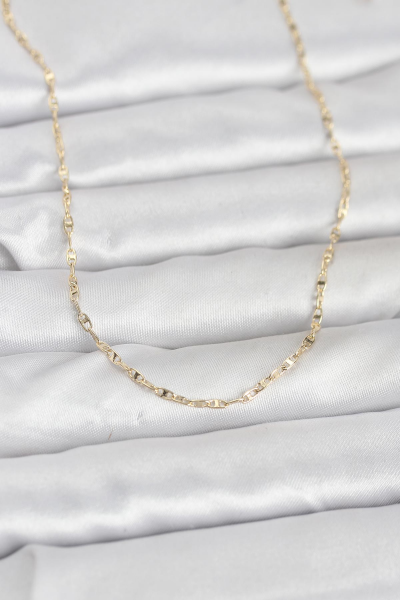 CM 14K Gold Renk Gemici Zincir Model 60 cm Kadın Kolye 5886