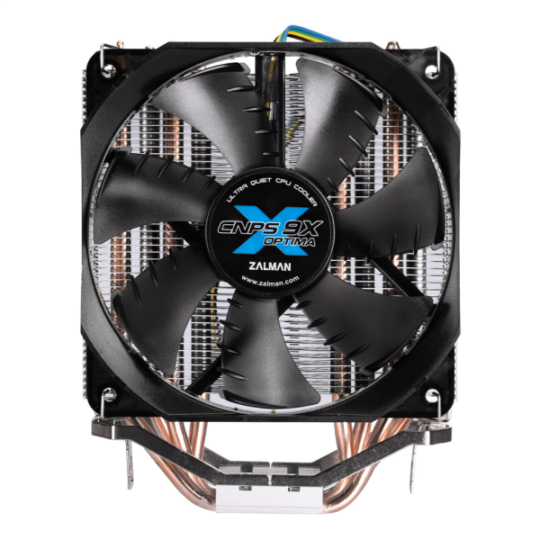 ZALMAN CNPS9X OPTIMA 12cm Fan CPU Kule Tipi Hava Soğutma Beyaz Led 4 adet Bakır Isı Borusu (AMD ve INTEL Tüm işlemciler ile uyumlu)(1923)
