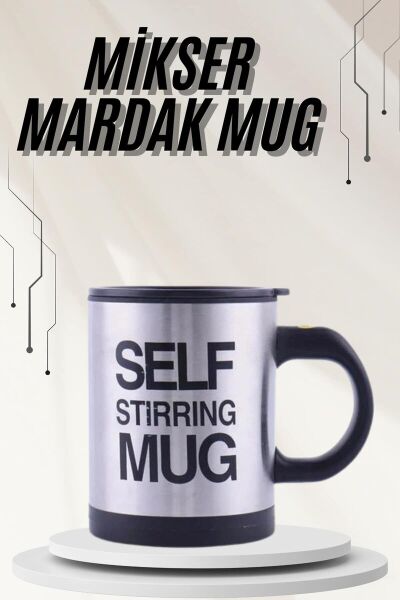 Karıştırıcı Özellikli Mikser Kupa Bardak Termos Bardak
