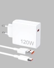 120 Watt Turbo Şarj Cihazı Xiaomi Redmi Note 10 11 12 Uyumlu