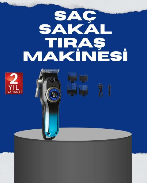 USB Type-C Şarjlı Kablosuz/Kablolu Erkek Tıraş Makinesi