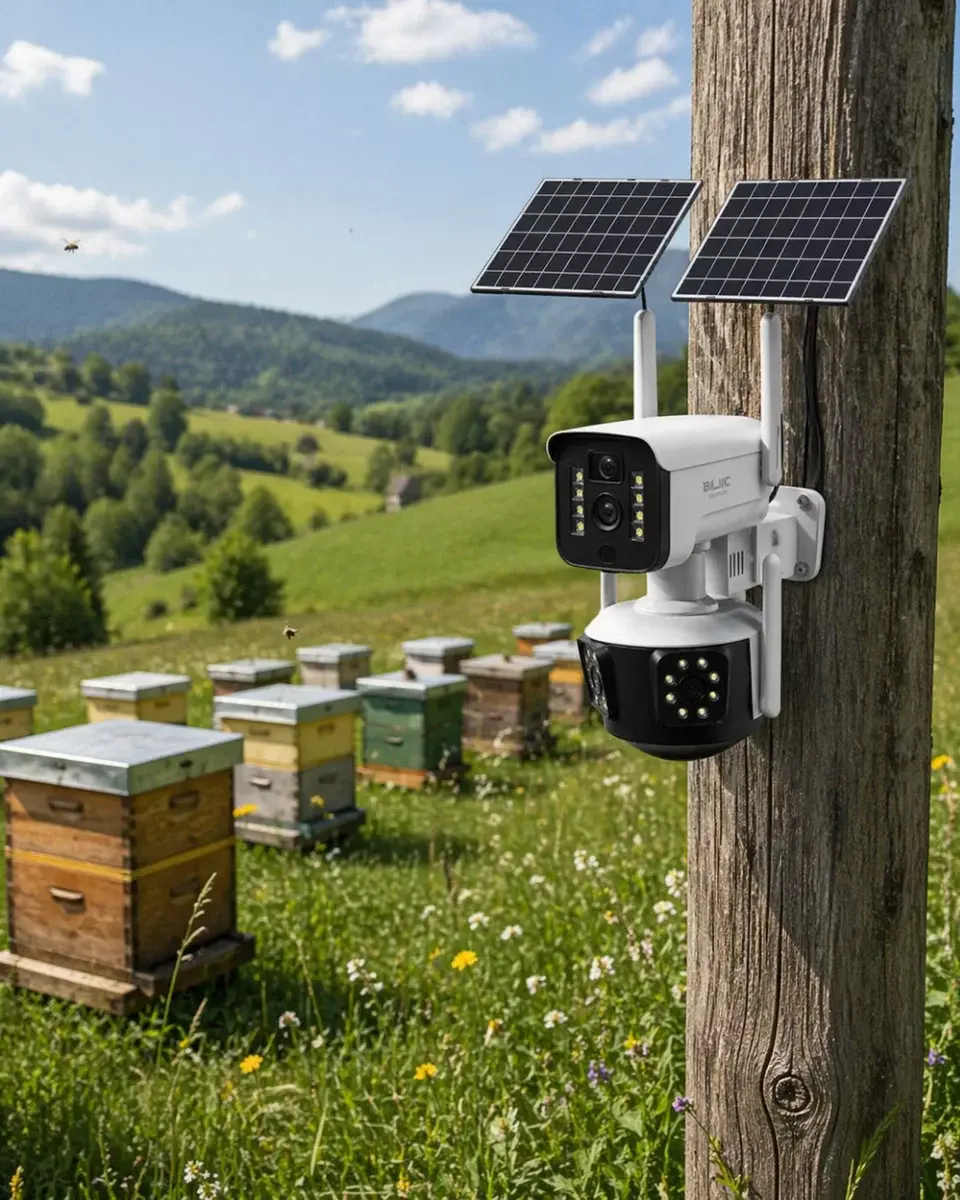 Güneş Enerjili Çiftlik Kamerası 9MP 4G SIM Kartlı Solar Güvenlik Kamerası 2 Yıl Garantili