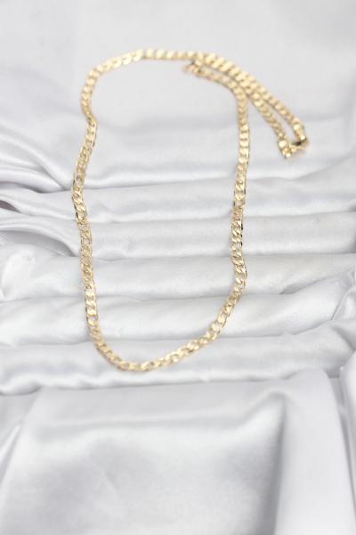 CM 14K Gold Renk Zincir Model 60 cm Kadın Kolye 5886