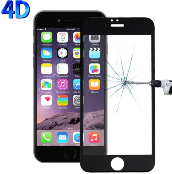 İPhone 6S Plus 4D Kavisli Full Cam Kırılmaz Koruyucu İPhone 6 plus-(5775)