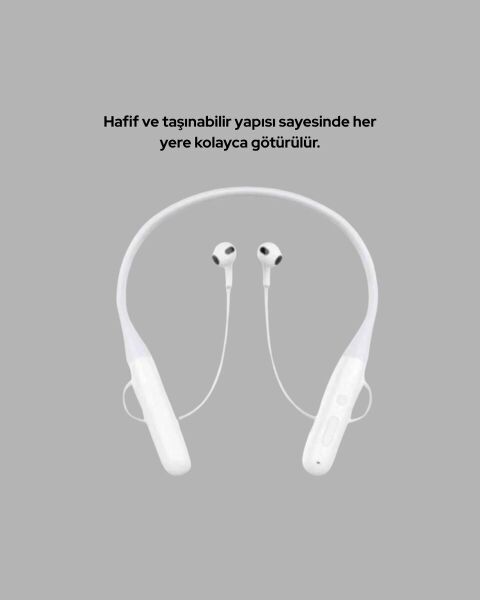 Spor ve Günlük Kullanım İçin 100 Saatlik Kablosuz Kulaklık