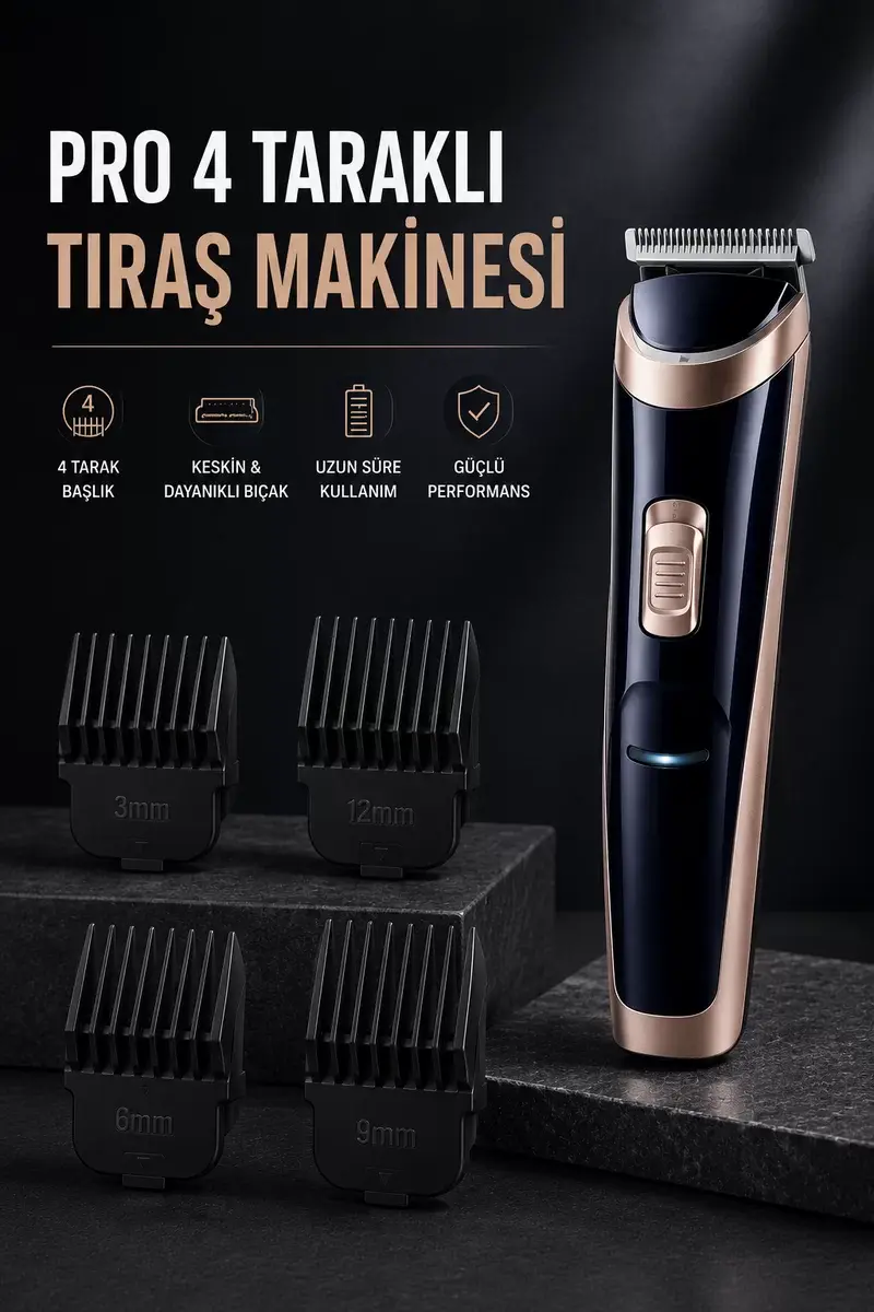 Paslanmaz Çelik Bıçaklı Hassas Çelik Bıçaklı Tıraş Makinesi