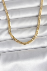 CM 14K Gold Renk Zincir Model 45 cm Kadın Kolye 5886
