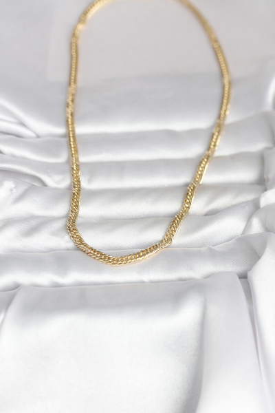 CM 14K Gold Renk Zincir Model 45 cm Kadın Kolye 5886
