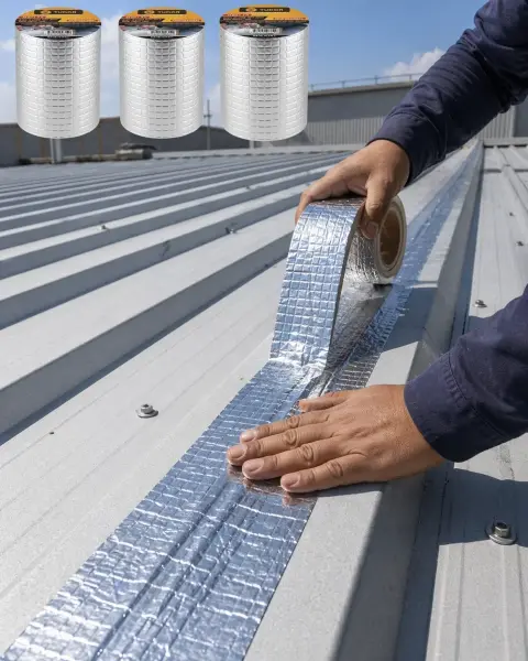 3 Lü Set Çatı Balkon PVC Boru İçin Sızdırmazlık Tamir Bandı