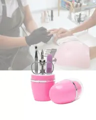 Tırnak Bakım Manikür Pedikür Seti 4 Parça Pembe Minimal ve Dayanıklı Yeni Nesil