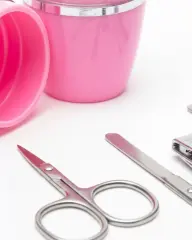 Tırnak Bakım Manikür Pedikür Seti 4 Parça Pembe Minimal ve Dayanıklı Yeni Nesil