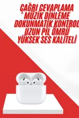 4.Nesil Bluetooth Kulaklık Yüksek Ses Kaliteli Dokunmatik Kontrol Özellikli Yeni Nesil
