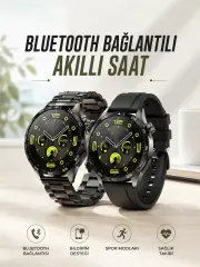 Akıllı Saat Sesli Görüşme NFC Uyumlu Bildirim Görme ve Uyku ve Sağlık Takibi