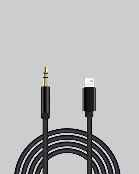 1 Metre Lightning to Aux Çevirici Kablo Stereo Ses Yüksek Kalite