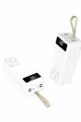 Powerbank 60.000 Mah Taşınabilir Şarj Hızlı El Fenerli Dijital Göstergeli Yeni Nesil