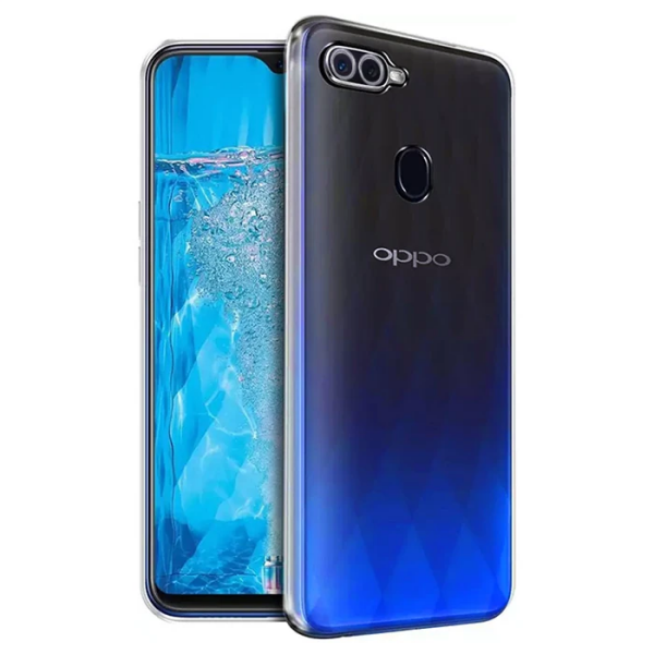 Ally OPPO F9 Pro Kılıf Kamera Korumalı Ultra İnce Şeffaf Silikon Kılıf-(5775)