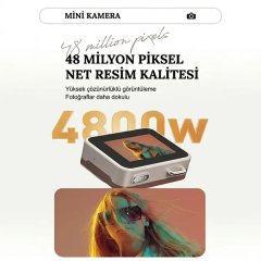 Ally PixMini Retro Video Dijital Kamera Ağ Kamerası DVR 1080P HD-(5775)