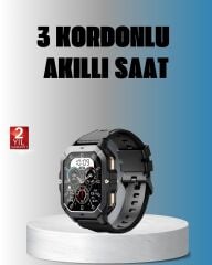 Kablosuz Şarjlı Akıllı Saat Ultra İnce Tasarım
