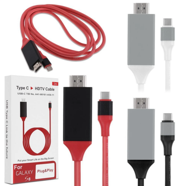 Usb 3.1 Type-C Hdtv  Hdmı 4k 30hz Uhd Kablo 2m-(5775)