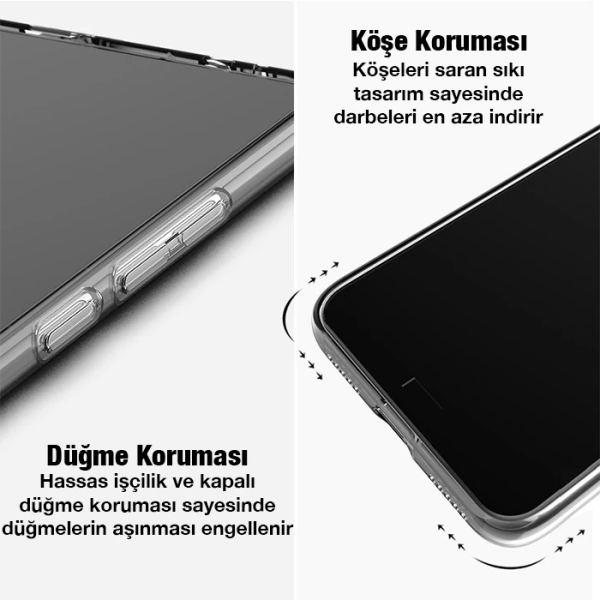 Ally OPPO K10 Pro 5G Kılıf Kamera Korumalı Ultra İnce Şeffaf Silikon Kılıf-(5775)
