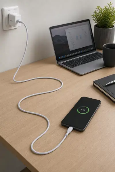 USB-A to Type-C Şarj Kablosu 2 Metre Uzun Kablo