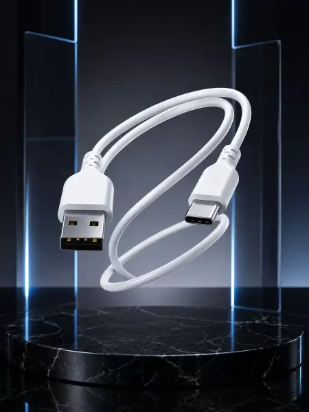 USB-A to Type-C Şarj Kablosu 2 Metre Uzun Kablo