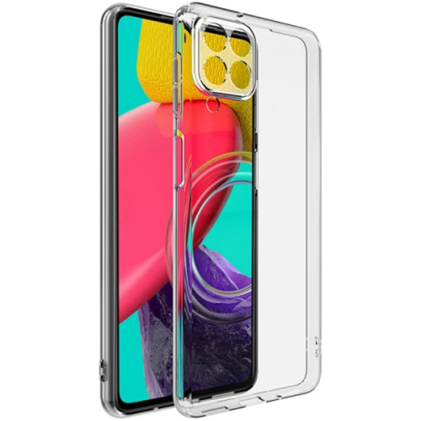 Ally SM Galaxy M53 Kılıf Kamera Korumalı Ultra İnce Şeffaf Silikon Kılıf-(5775)