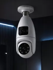 360° Ev İzleme Wi-Fi Çift Lens Akıllı Ampul Kamera