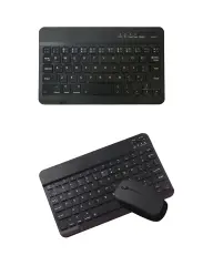 Sessiz Tuşlu Kablosuz Klavye Mouse Seti Çoklu Cihaz Uyumlu
