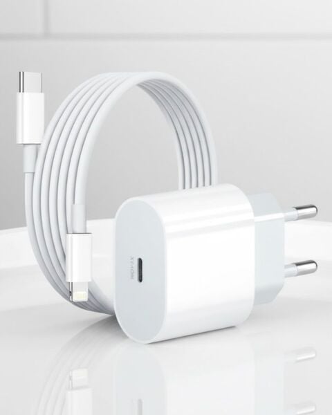 iPhone 12 11 XR XS X 8 Plus 7 20W PD Lightning Hızlı Şarj Adaptörü
