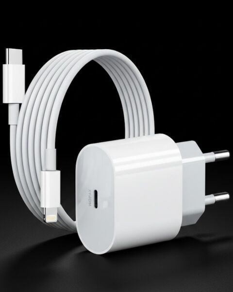 iPhone 14 13 12 11 Uyumlu 20W Hızlı Şarj Adaptörü Lightning Kablo Seti