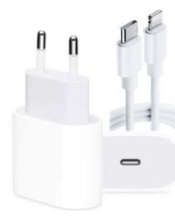 iPhone 14 13 12 11 Uyumlu 20W Hızlı Şarj Adaptörü Lightning Kablo Seti