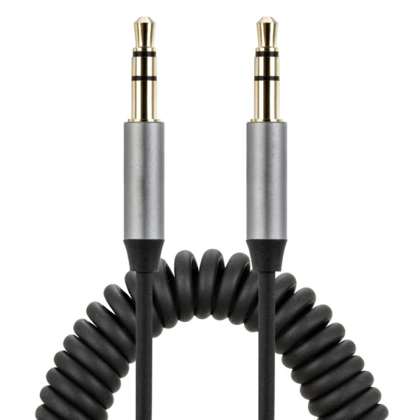 Griffin Spiral Araç Ses Aktarım Kablosu Aux Kablo 2/3mm-(5775)