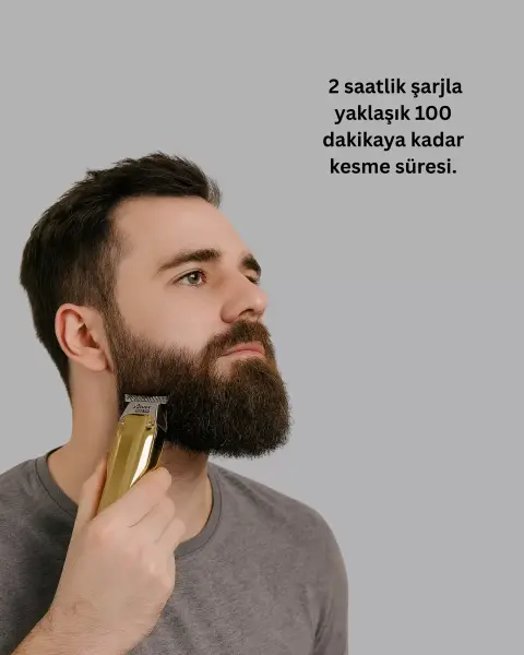 USB Şarjlı Saç Sakal Kesme Makinesi Hassas Detay Kesim İçin Yeni Nesil