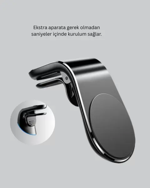 Güçlü Mıknatıslı Araç İçi Telefon Tutucu – Evrensel Uyum Yeni Nesil