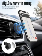 Kalorifer Izgaralı Manyetik Telefon Tutucu – Sarsıntı Geçirmez Yeni Nesil