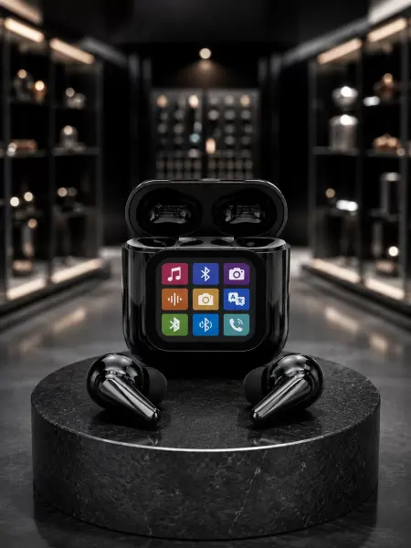 AI Bluetooth Kulaklık Akıllı Dokunmatik Kontrol Özellikli