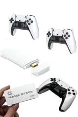 3D 4K 2000 Oyunlu Game Stick Oyun Konsolu Çift Konsol