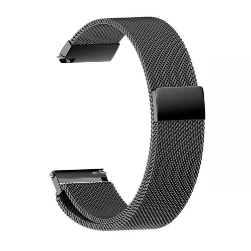 22MM Gear S3 Watch 4 -GT2 GT2E 46MM KayışKordon Metal Milano Loop-(5775)