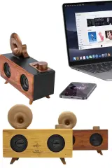 Gramafon Nostaljik Radyo Yüksek Ses Kalitesi USB TF Kart Aux Yeni Nesil