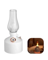 Retro LED Işıklı 1200 mAh Şarjlı Aroma Difüzörü 280 ml Su Kapasiteli