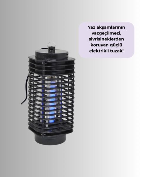 Kapalı ve Açık Alanlarda Etkili Elektrikli Sivrisinek Katili – UV Işıklı Tuzak