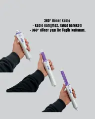 GW 32mm Döner Başlıklı Saç Kıvırma Makinesi – Her An Her Yerde Profesyonel Şekillendirme