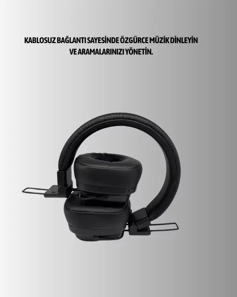 Ergonomik Konforlu Kablosuz Kulak Üstü Bluetooth Kulaklık Yeni Nesil