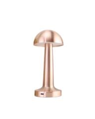 Şarjlı LED Masa Lambası 3 Kademe Dokunmatik Bronz Modern Tasarım