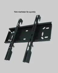 Yüksek Taşıma Kapasiteliniversal TV Duvar Askı Aparatı 32-42 İnç Güvenli Sabitleme Sistemi