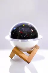 Hava Nemlendirici Masa ve Gece Lambası USB Projeksiyon Aromaterapi