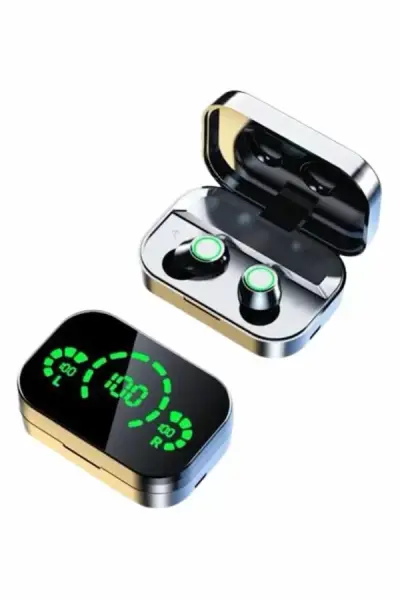 2025 Model Bluetooth Kulaklık Telefon Şarj Edebilen Çağrı Cevaplama Dijital Göstergeli
